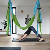 Fangehong Yoga Függőágy 2,5m Antigravitációs Lógó Hinta Nylon Kötélkészlet Felszereléssel 5