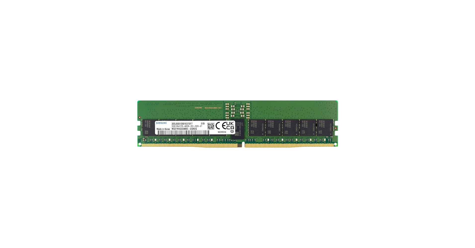 SAMSUNG サムスン DDR5-4800　32GB（16GB×2枚） Samsung 32GB DDR5 4800MHz PC5-38400 ECC RDIMM 2Rx8 Dual Rank