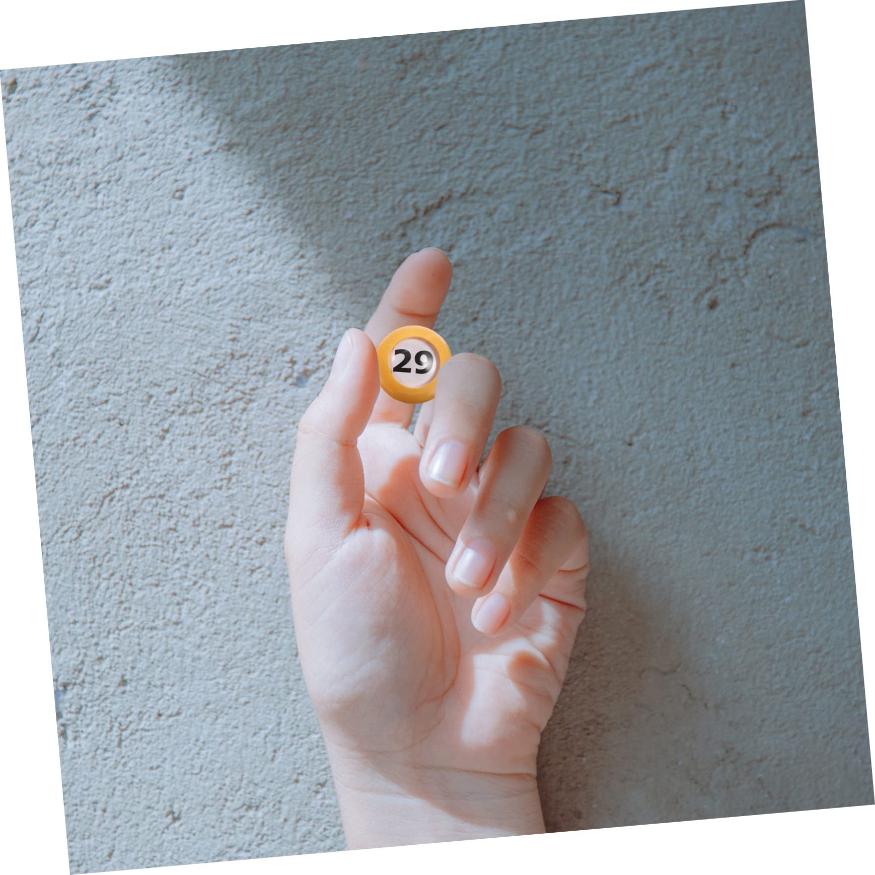 BESPORTBLE 2 Sets Sphere Game Balls Numbered Party Raffle Balls Pp Material for Adult Parties