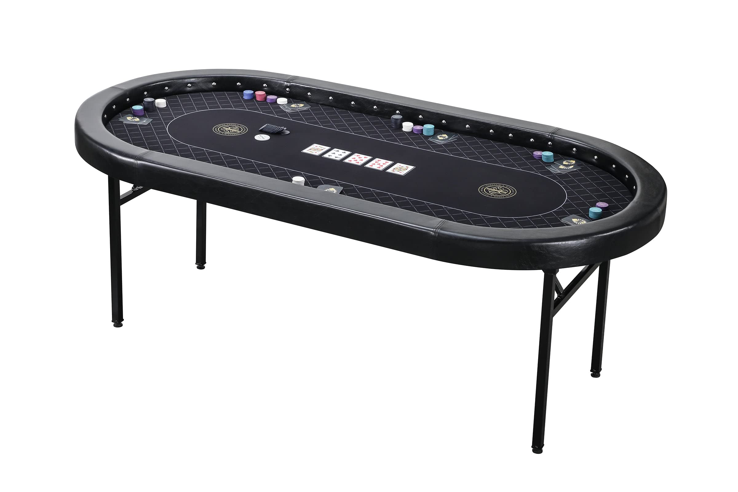 Produktbild von Riverboat Pro P10 Turnier-Pokertisch Aus Geeignetem Speed Cloth (213 X 112cm