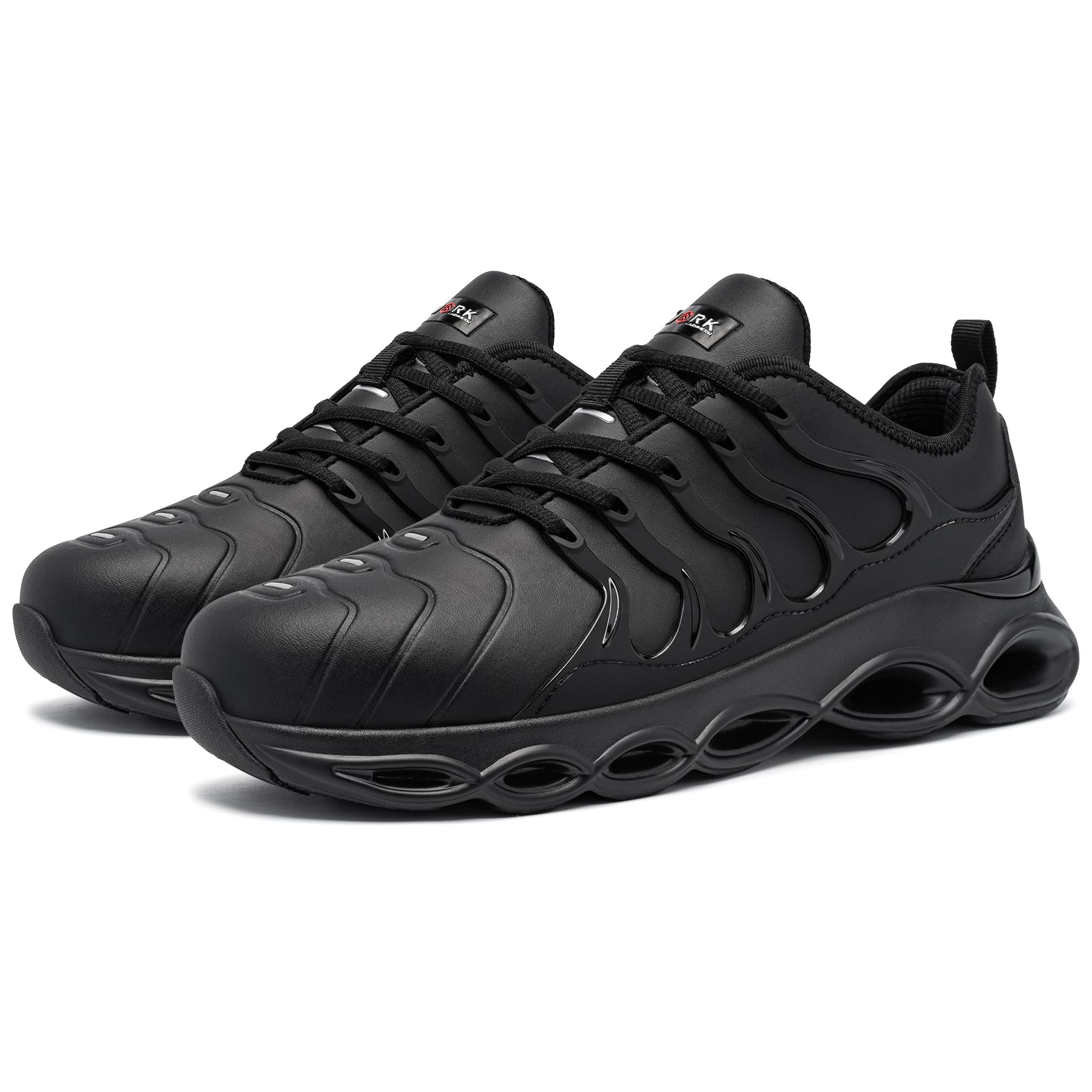 LARNMERN Zapatos de Seguridad para Hombre Impermeable Zapatillas de Seguridad Amortiguación Cómodo Ligeras Moda Punta de Acero Anti-Impacto