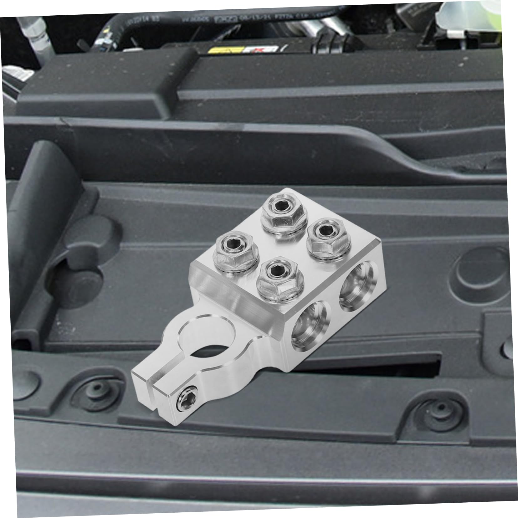VALICLUD Interrupteur de Déconnexion de Batterie et Prévention des Risques Électriques Performance Fiable en Alliage D'aluminium Argenté pour Voiture