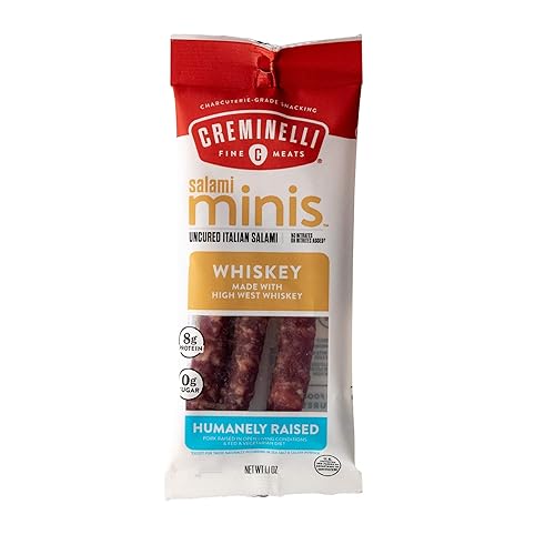 Miniatura 50 de Creminelli - Colaciones pequeñas de salami original con fabricación a conciencia en los Estados Unidos Es amigable con cerdo, keto y paleo. Cuenta