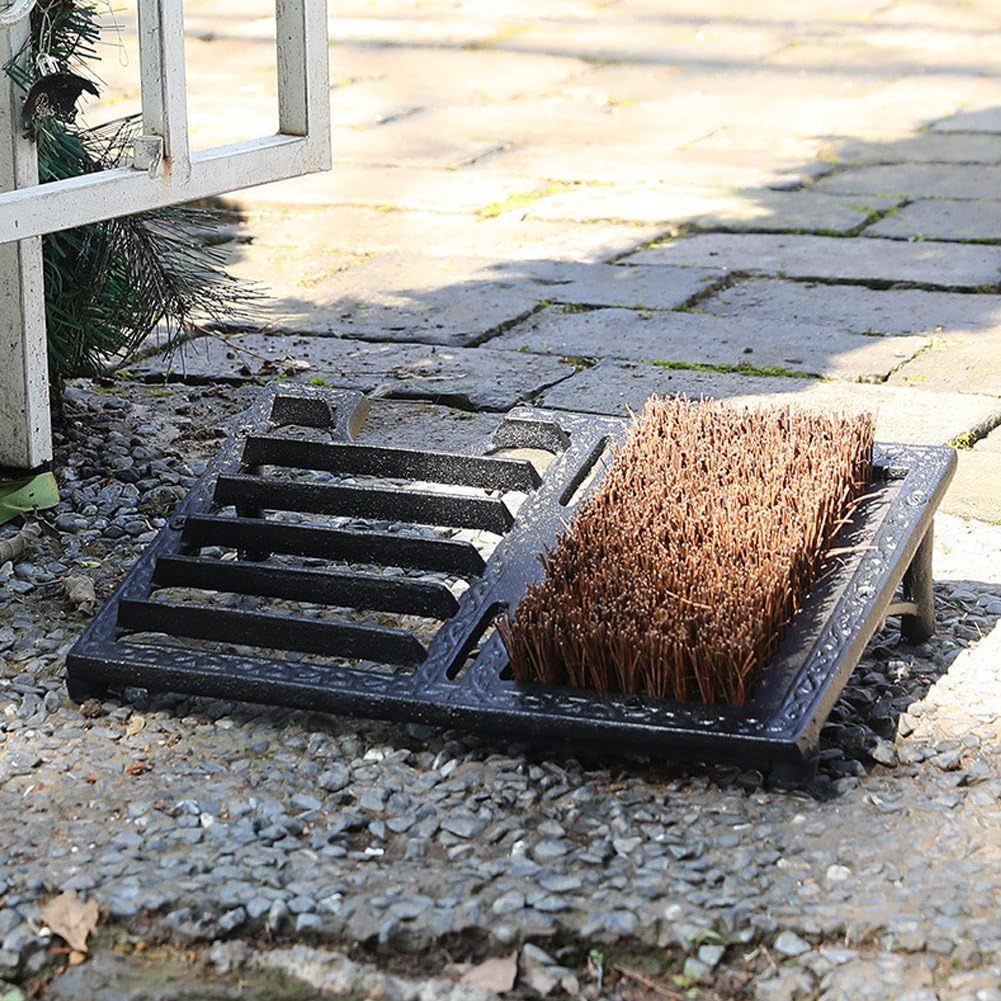 Cepillo Raspador De Botas, Limpiador De Botas De Hierro, Limpiador De Barro para Botas De Agua Resistente Desgaste, Raspadores De Zapatos Resistentes para Jardín Y Granja.