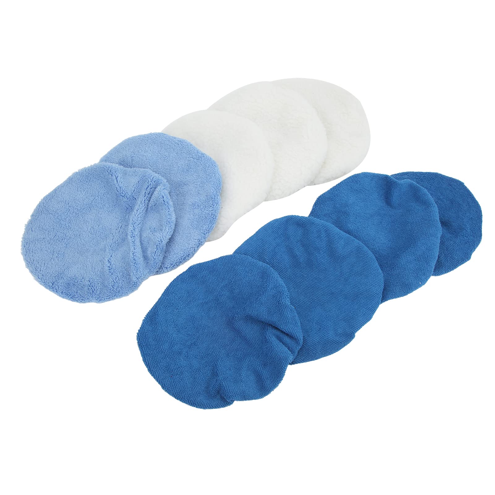 Jxngery Polierpads, Motorhaubenpuffer, 9-teiliges Set für Auto, Motorrad, Boot