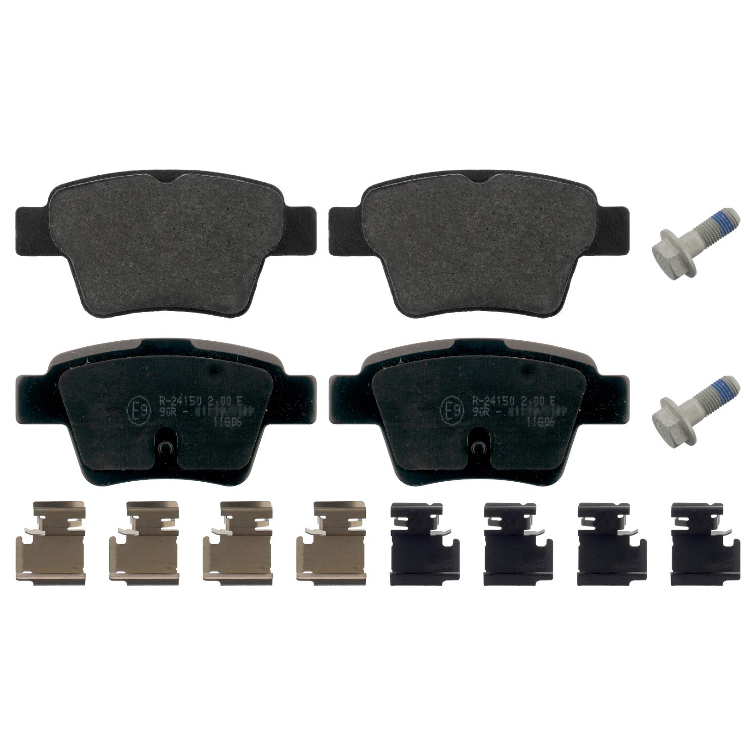 Rear FEBI GERMANY 16813 Brake Pad Set, disc brake for CITROËN,PEUGEOT