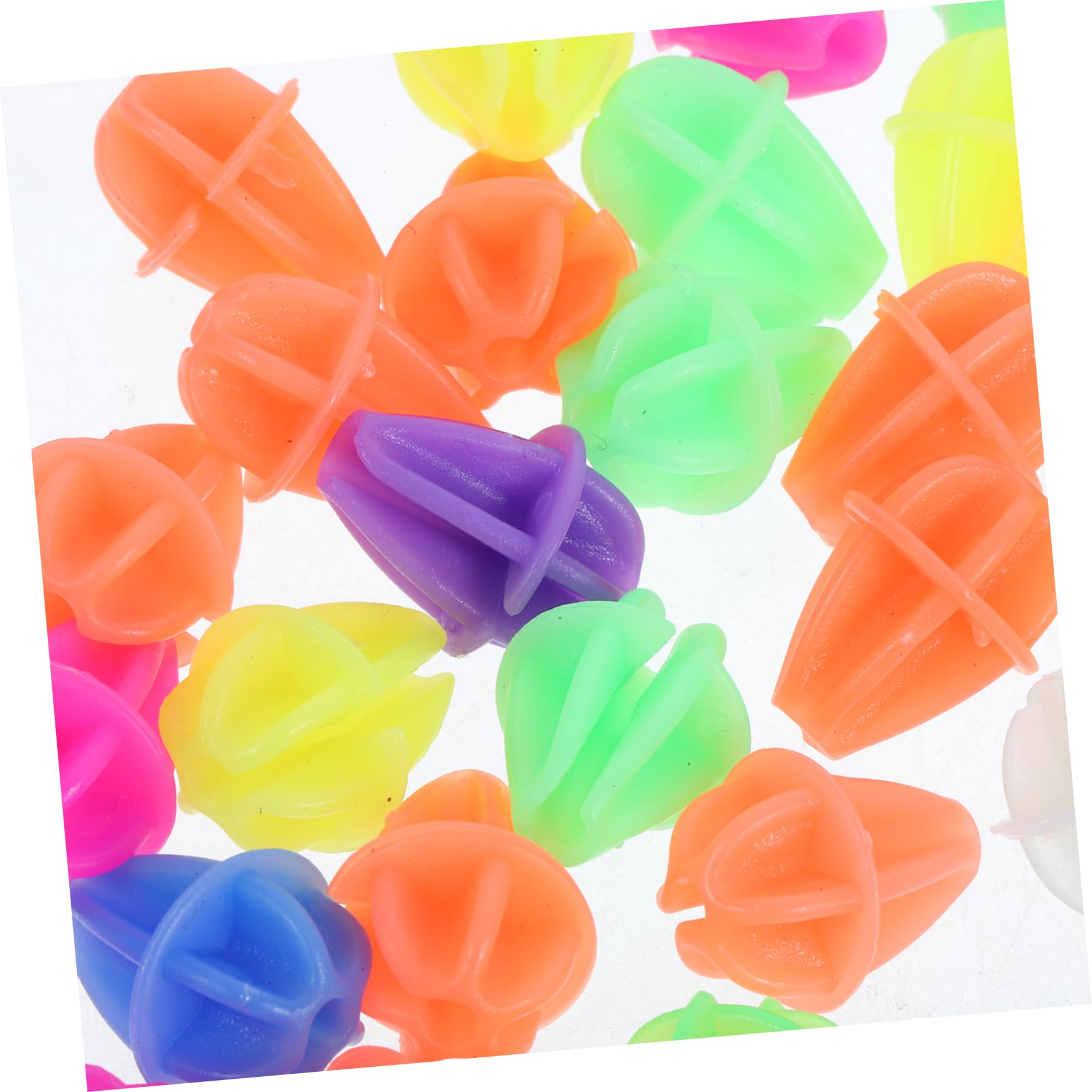 BRIGHTFUFU Bike Charm Decorative Beads Set 72pcs Wheel Beads DIY for Boys and Girls Teens