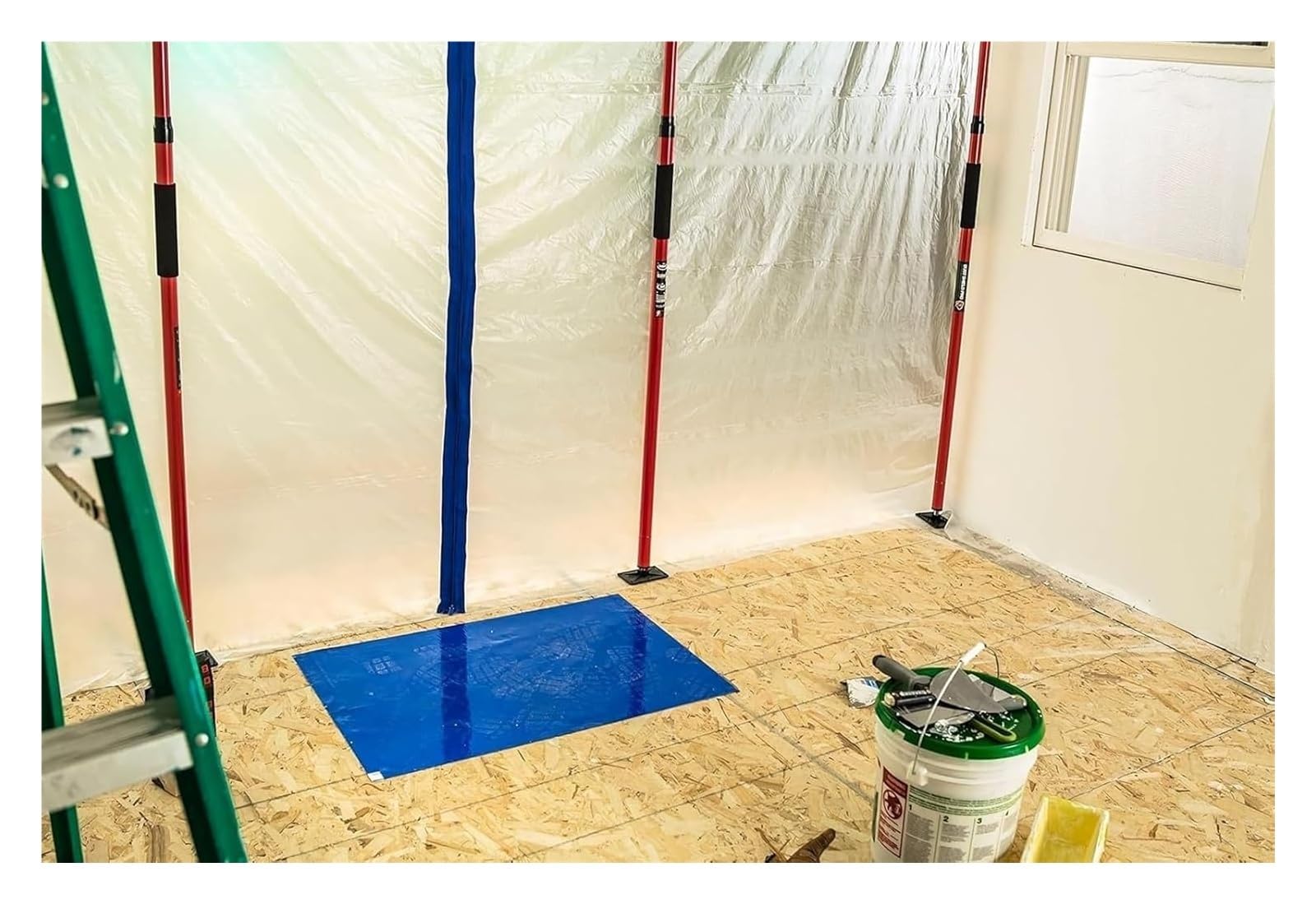 Klebrige Matte, Klebematte für Reinräume – 300 Blatt, durchsichtige Selbstklebende Bodenmatte zum Auffangen von Schmutz und Staub, für Baustellen in Krankenhauslaboren (60 x 90 cm)
