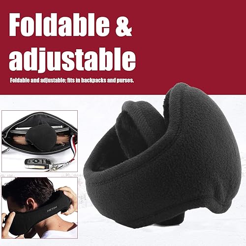 Miniatura 5 de Metog Calentadores de oído plegables unisex Polar Fleecekints Winter EarMuffs