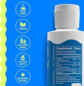 Hi-Lyte Hydration Bundle - Keto K1000 Unflavored Electrolyte Packets (30 Servings) Electrolyte Concentrate Liquid (48 Servings)