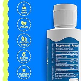 Hi-Lyte Electrolytes for Fasting, Immune Support and Rapid Hydration | 48 Servings | NO Calories NO Sugar | 20%+ More Potassium, Magnesium & Zinc
