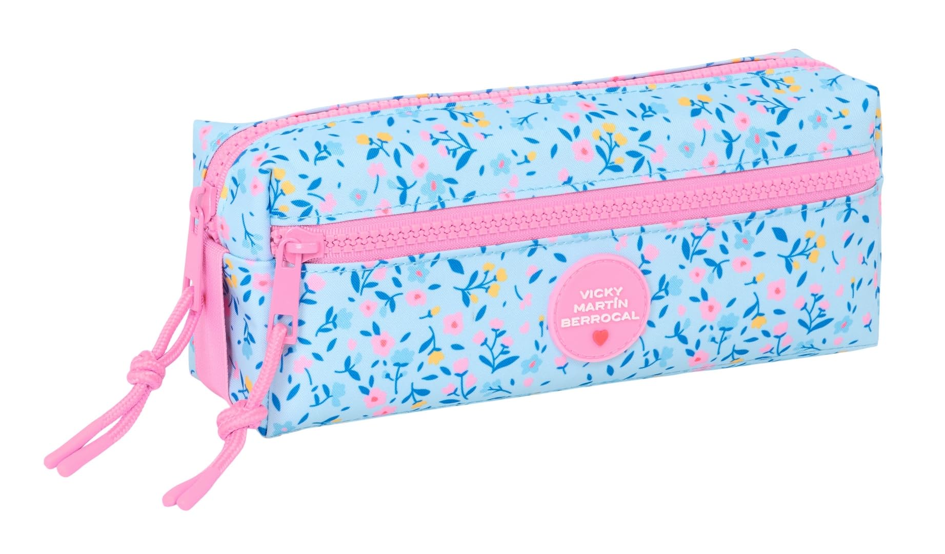 Safta VMB Paradise, Small Triple Pencil Case, Children's Pencil Case, Ideal for School Age Children Comfortable and Versatile