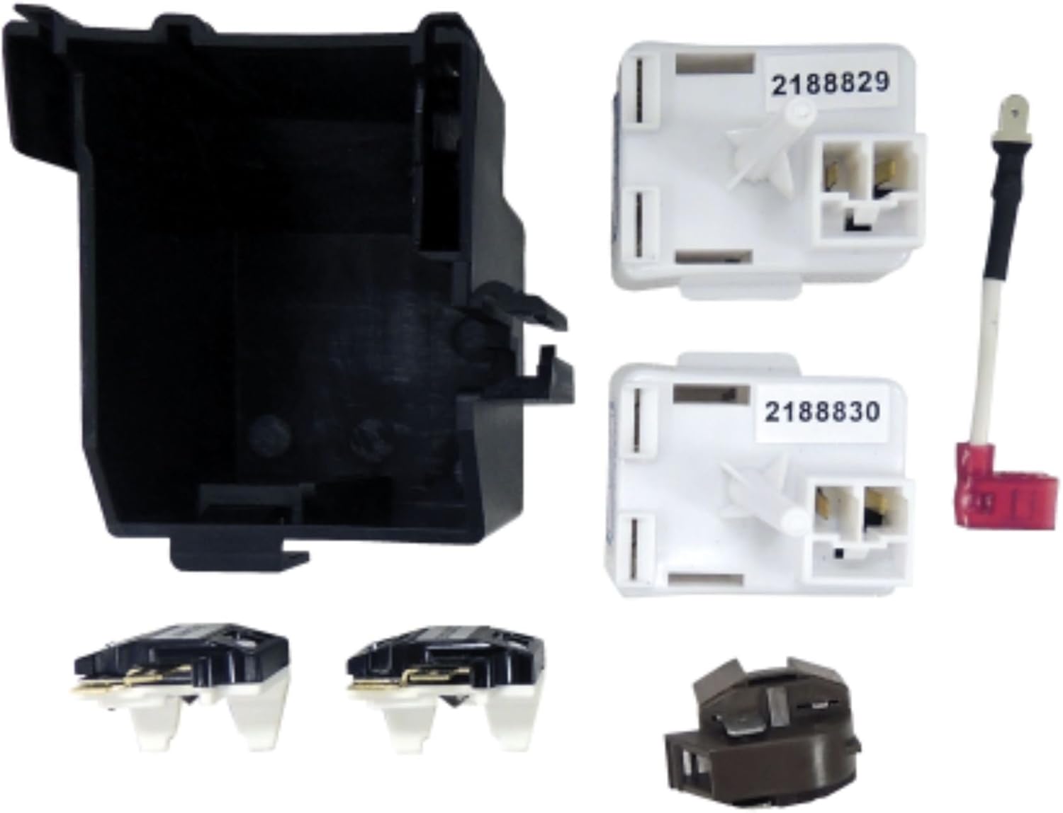 2188830 Relay and Overload 8201786 for Kenmore Whirlpool Refrigerator 6 Pack refrigerator