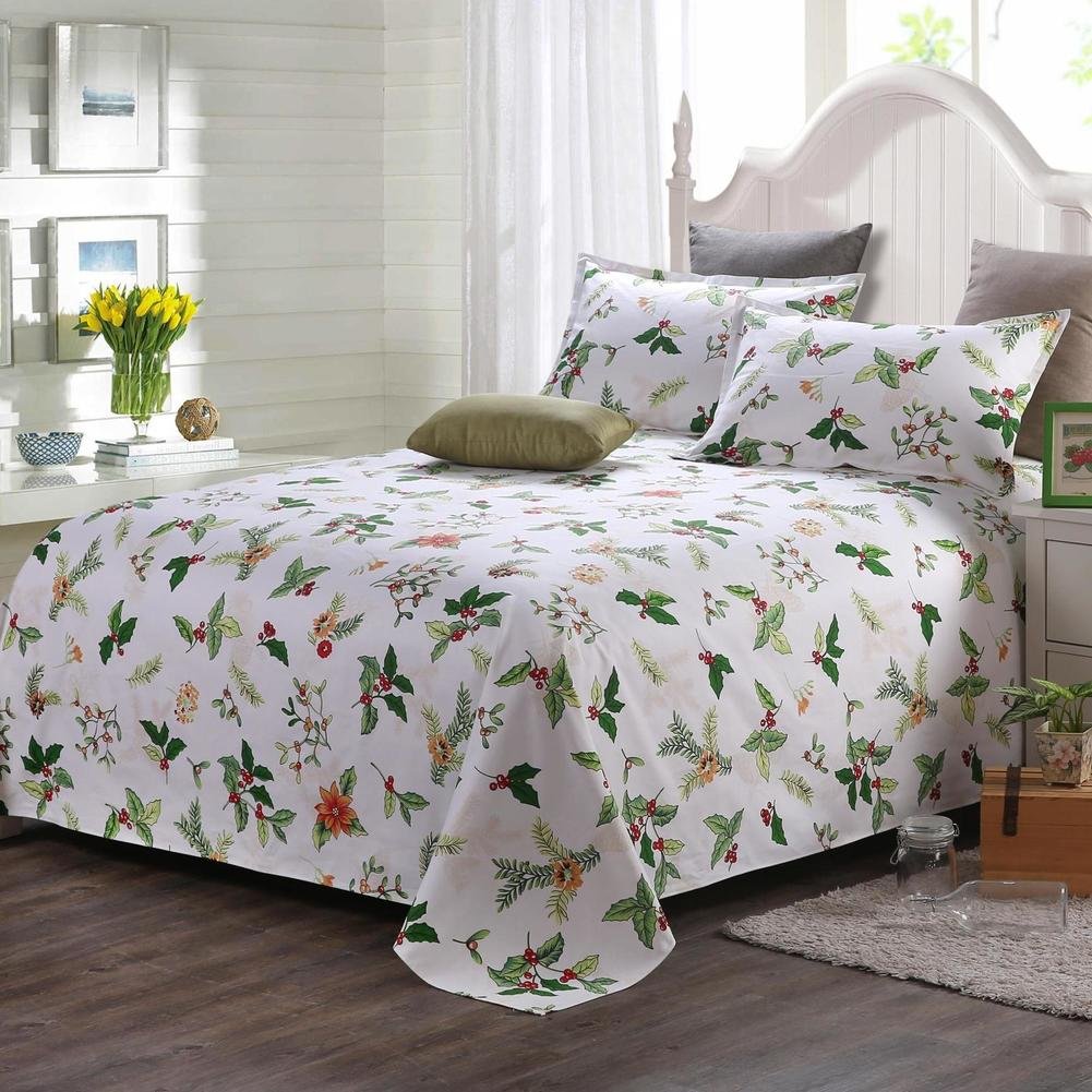 Drap en toile de coton épais de qualité supérieure 270x235cm pour un confort durable