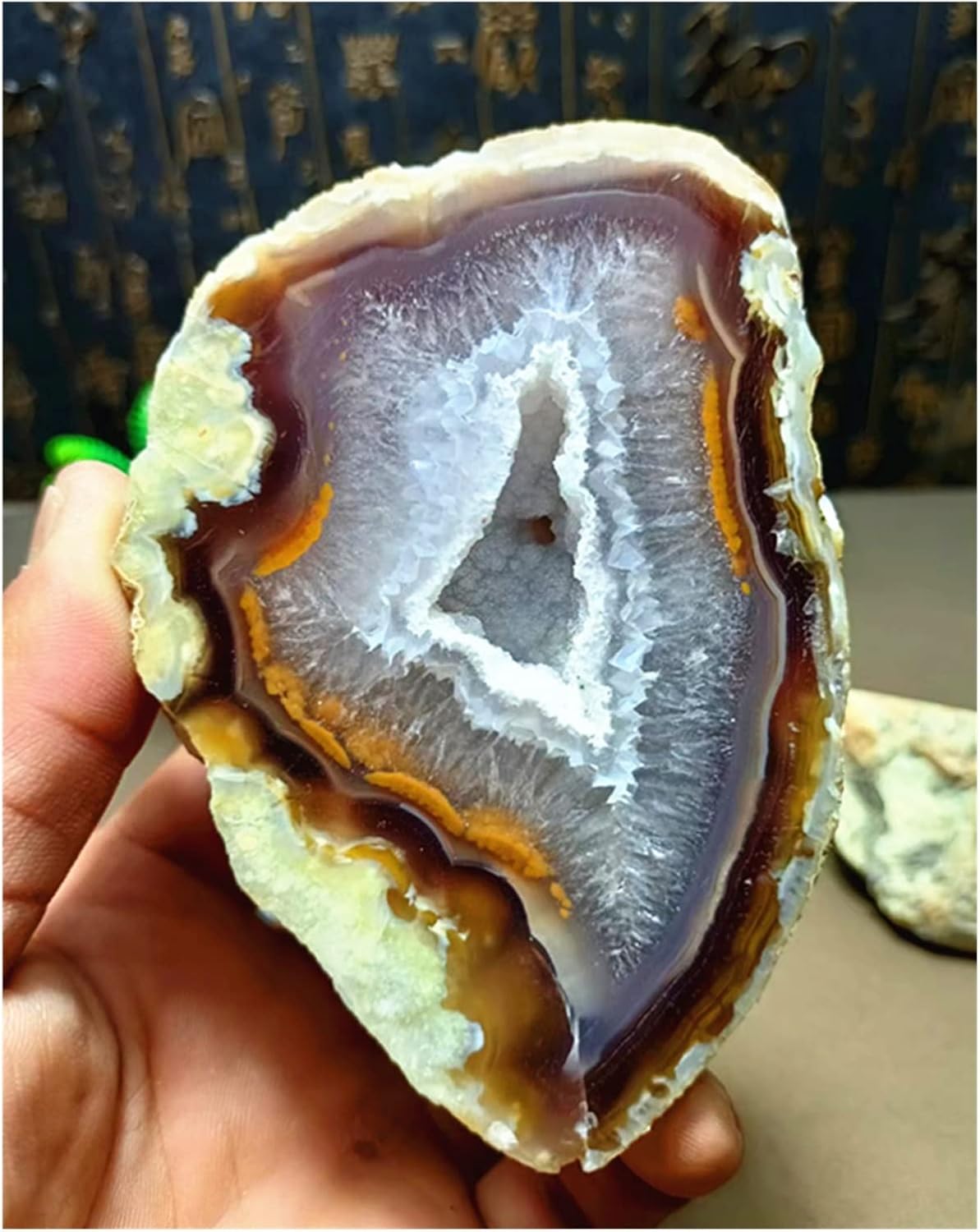 天然水晶の原石 宝石とクリスタル 1 個 100-150 グラム天然瑪瑙クリスタルホールタブレット瑪瑙クリスタルクラスター、美しい家