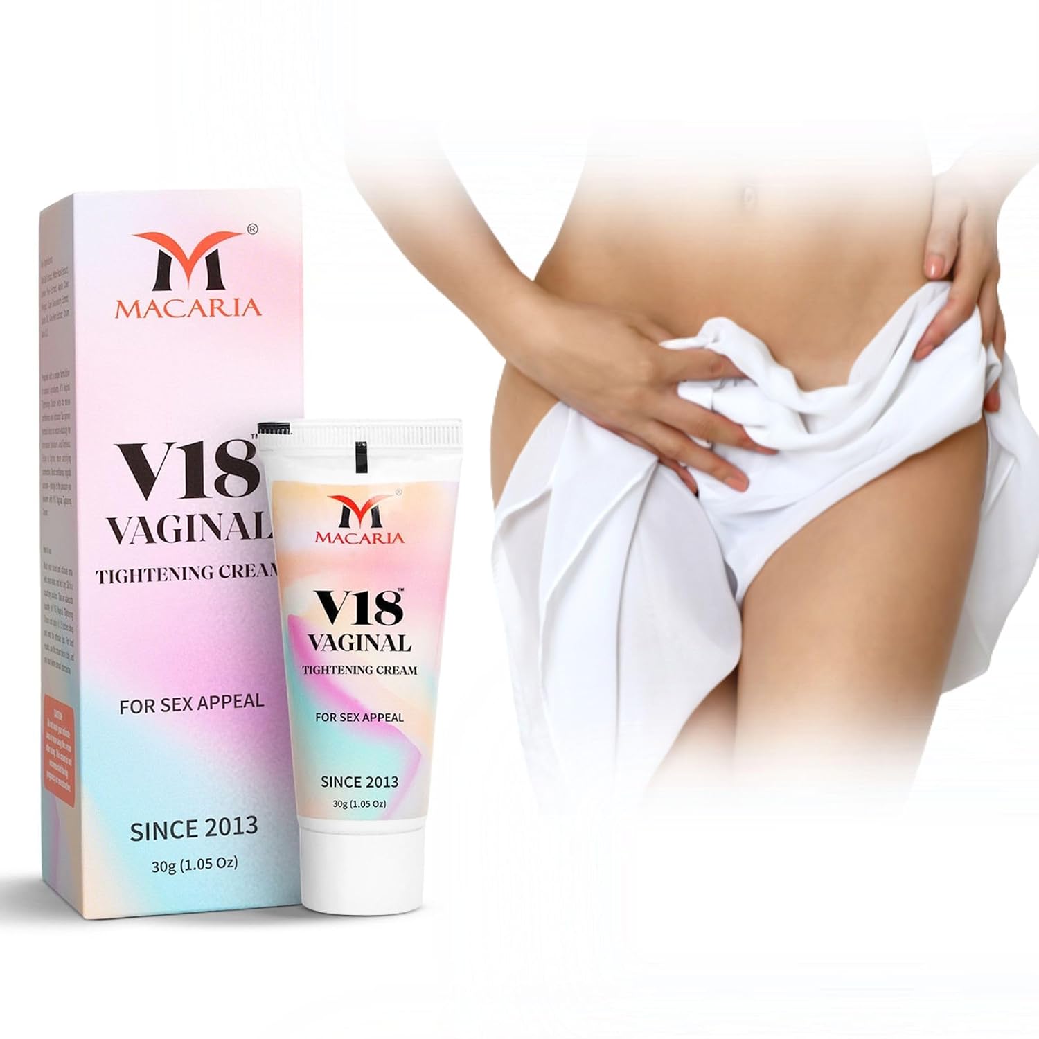 MACARIA V18 Vaginial Vaginal Tightening Cream for VagIna Instantly - Feminine Care for Yoni Tightening Gel | Yoni tightener tightening for women