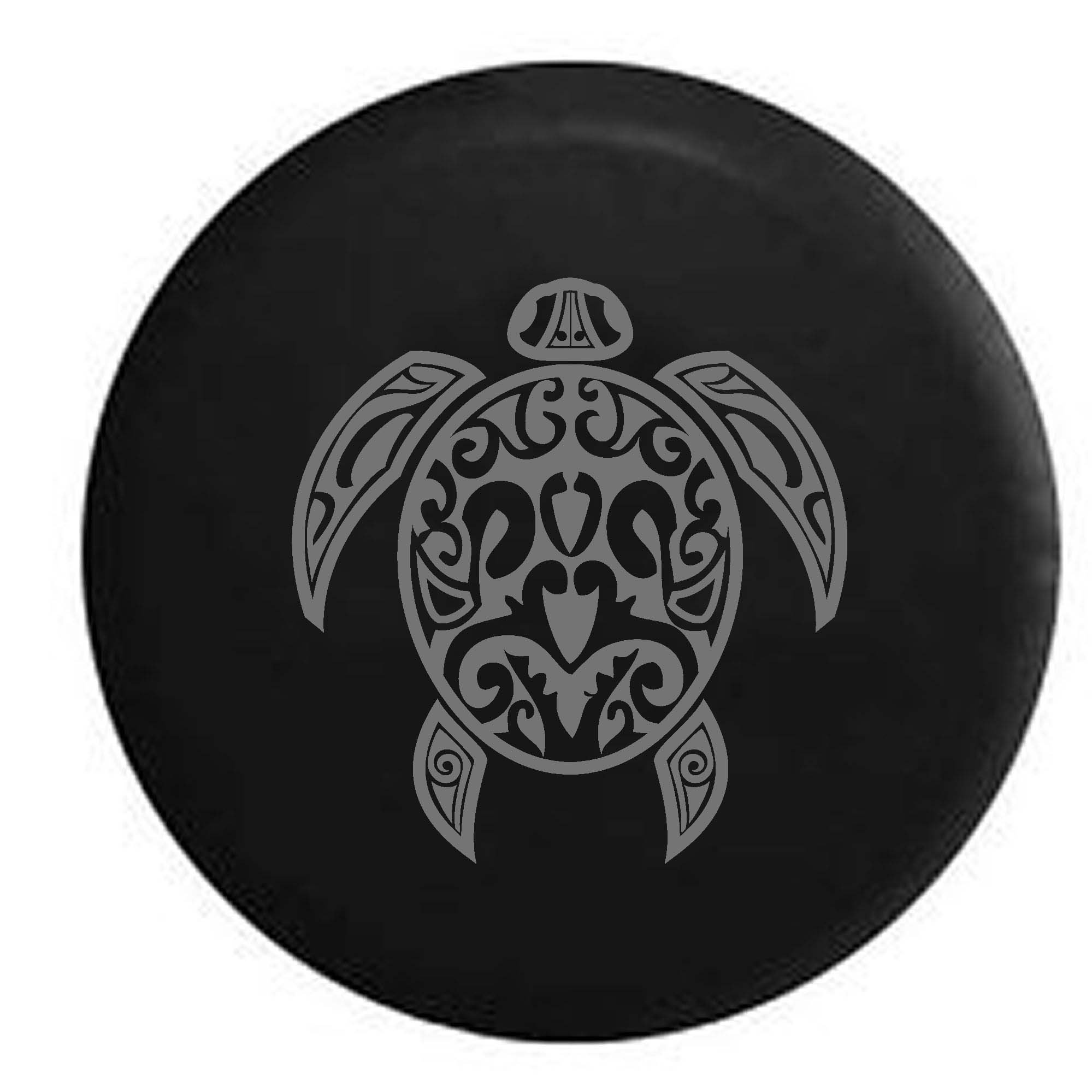 Pike Stealth - Sea Turtle Diving Beach Marine Life Trailer RV Spare Tire Cover Black 32 in