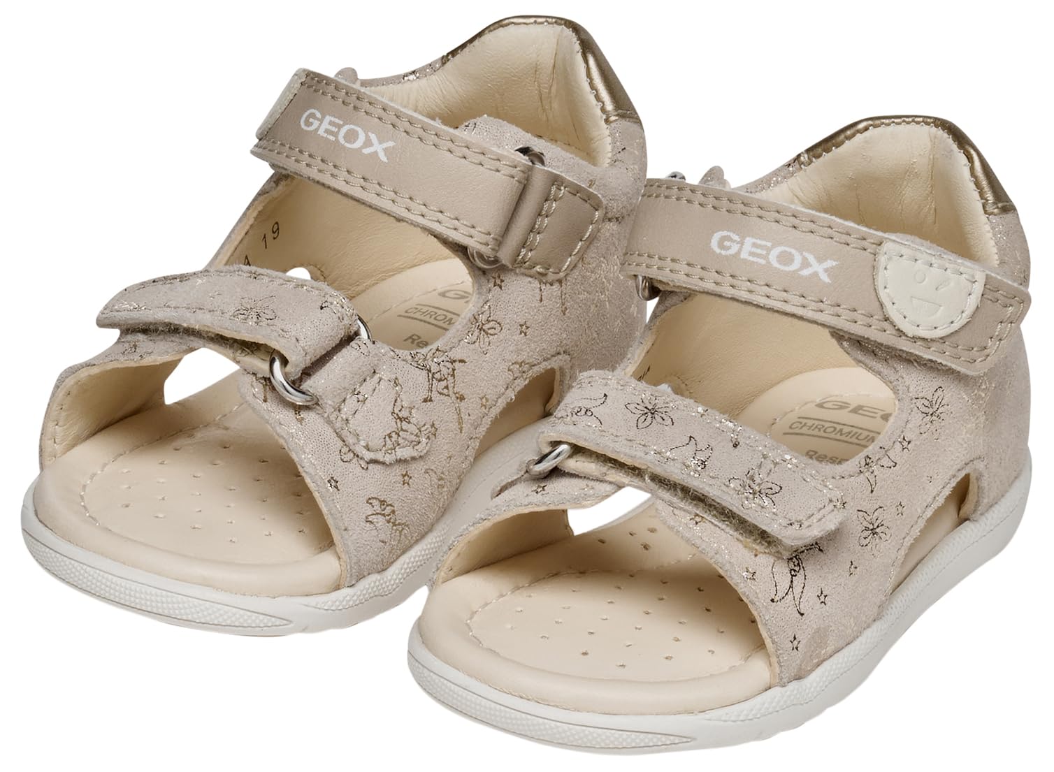 Geox Baby-Mädchen B Macchia Gir Sandal