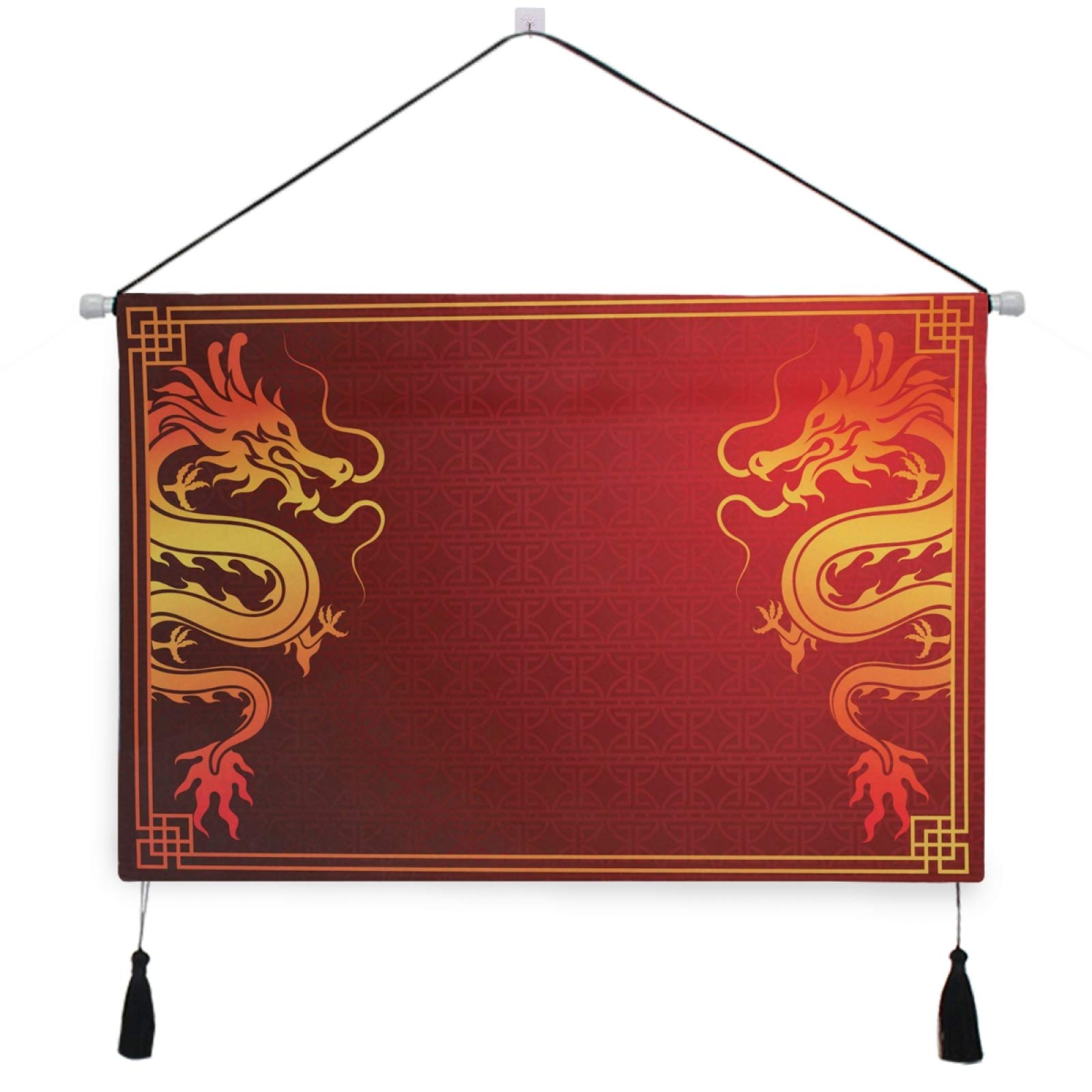 龍タペストリーと掛け軸台コンパクトセット 龍タペストリーと掛け軸台コンパクトセット