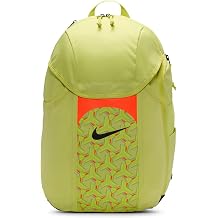 Nike Academy Team DV0761 30L Backpack, Limelight/Hyper Crimson/Black, standard size, Sports