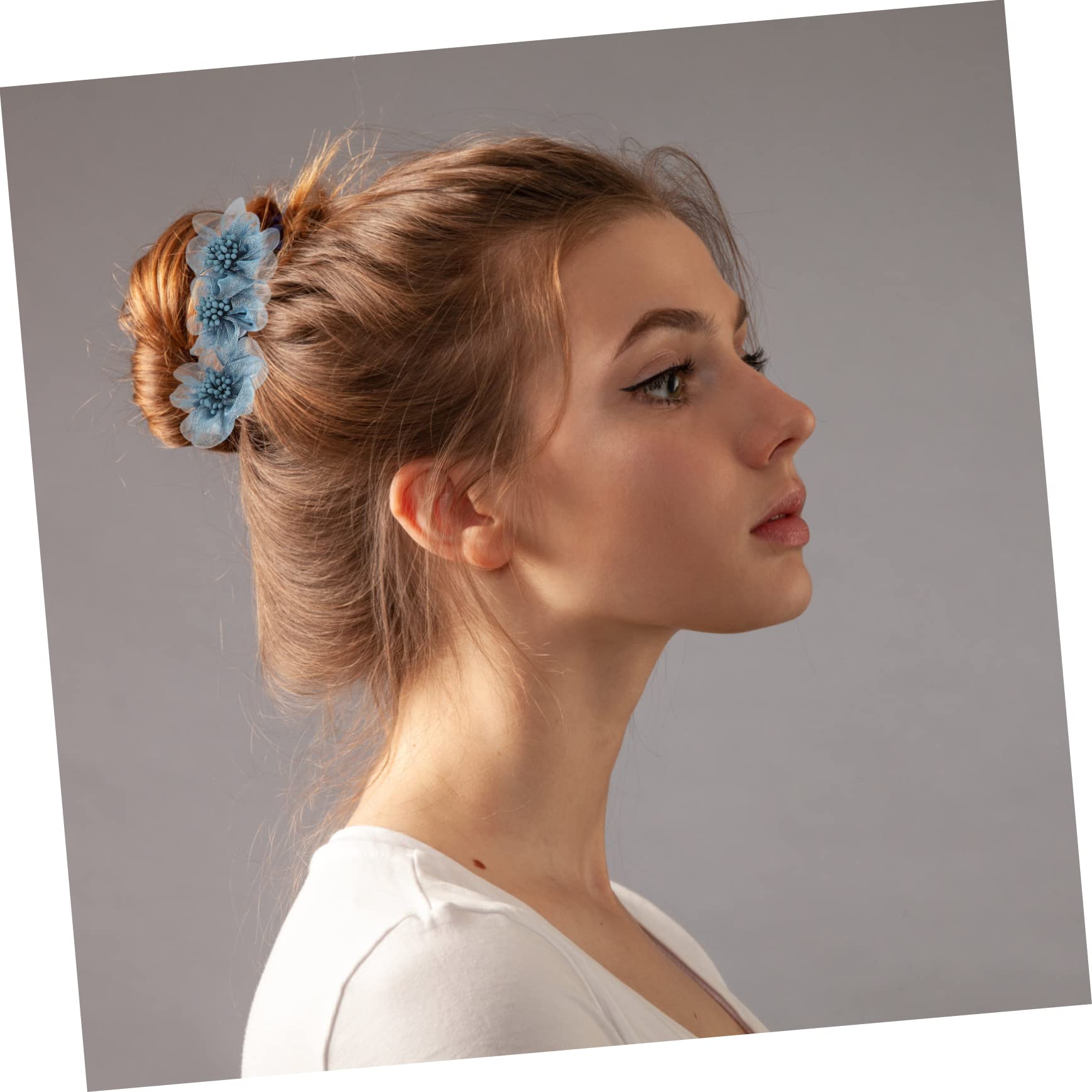 12stücke Teiliges Blumen Dutt-maker Für Haarschmuck Dekorative Haarklammern Für Elegante Hochsteckfrisuren Einfach Zu Bedienen Für Schule Partys Zuhause Farben