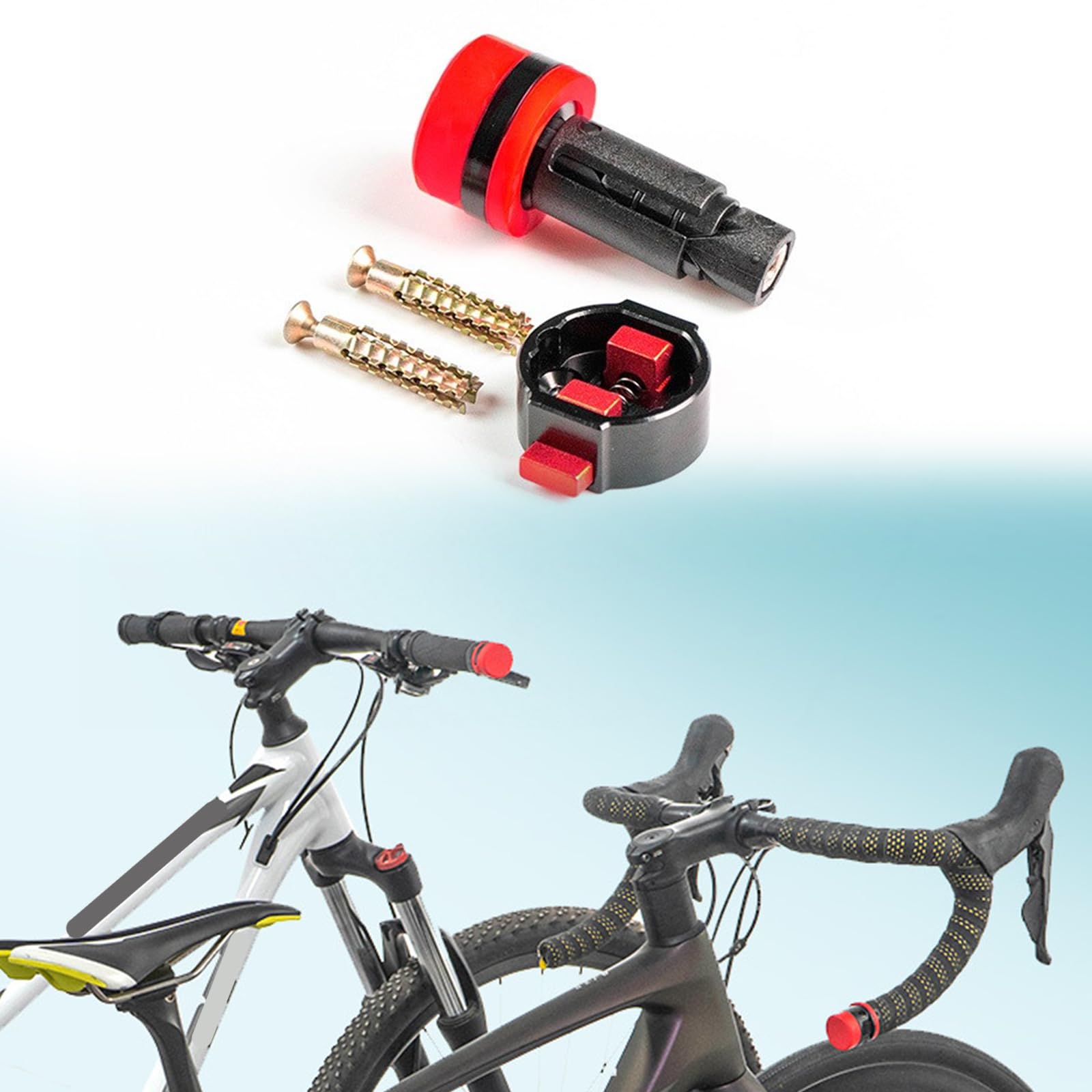 Oxxggkao Aluminum Alloy Bike Storage Fixed Hanging Rack Space Saving Cycling Parking Rack Bicycles Wall Mount Rack Enduring