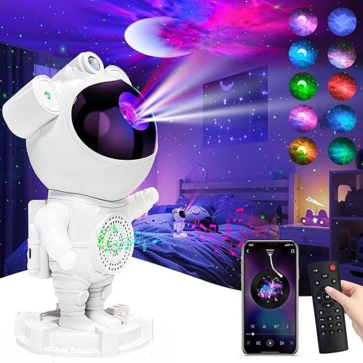 YOVAKO Star Projector Galaxy Light, Galaxy Projector for Bedroom, Northern Lights Aurora Projector with 29 Light Effects, Timer and Remote Control, LED Night Light for Kids, Adults, Gift, Party