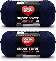 Vista 36 de Red Heart Super Saver - Ovillo de lana jumbo, color blanco suave, 2 unidades (paquete de 1)