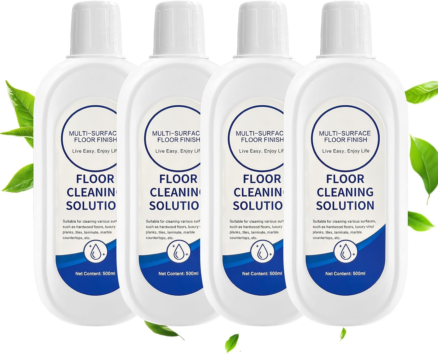 Multi-Surface Floor Cleaning Solution 2L(16.9 Oz x 4)Compatible With Tineco