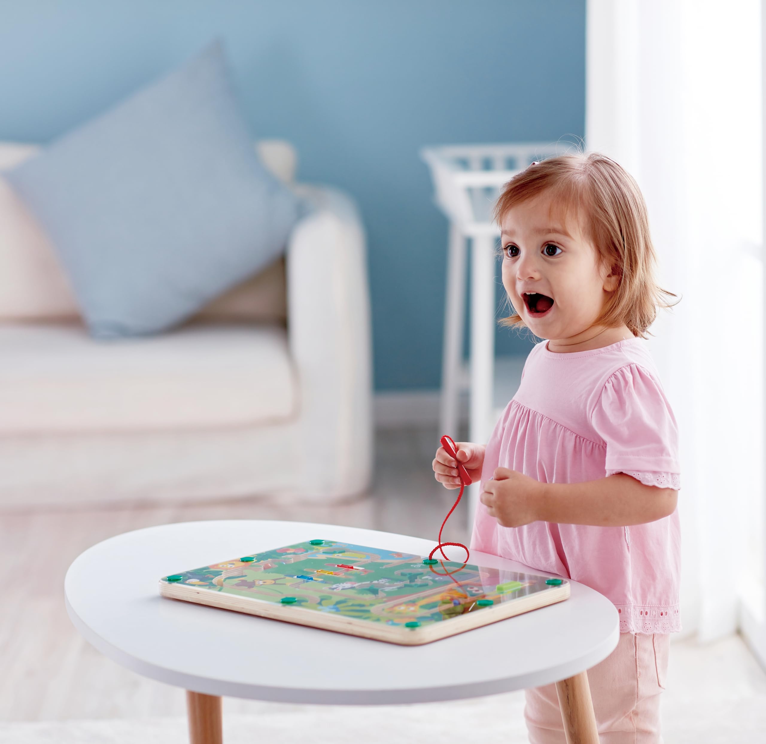Hape E1714 Wooden Jungle Magnetic Maze