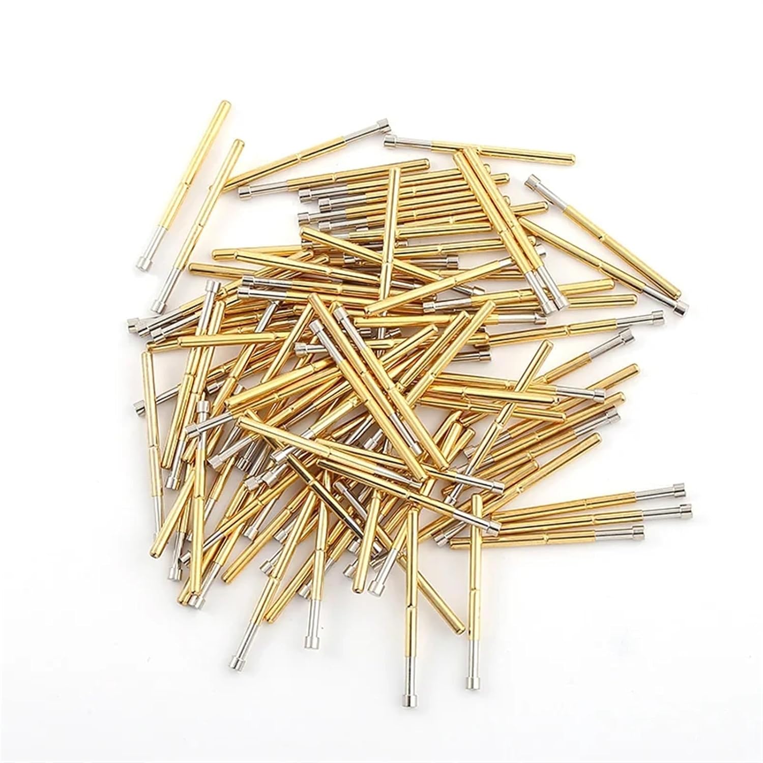 100PCS/Bag P125-G2 Flat Head Spring Test Probe Outer Diameter 2.02mm Length 33.35mm Used On Test Stand