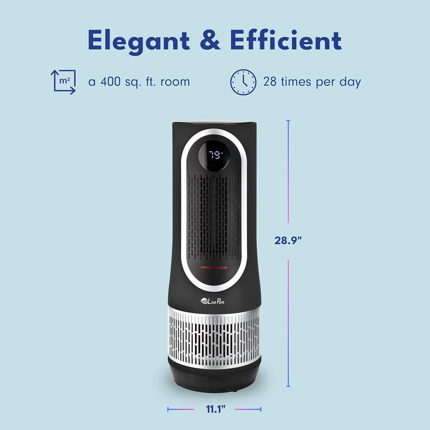 LivePure LP500 Dimensions