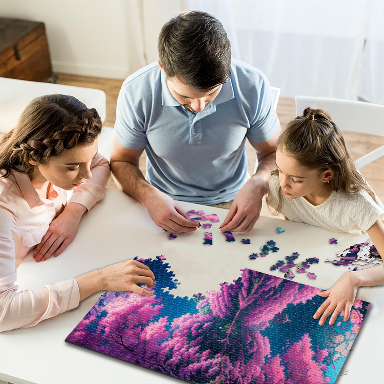 Puzzle per adulti Stile giapponese 1000 pezzi Puzzle Puzzle in legno Adatto per adulti e ragazzi 12+ Divertimento a casa Attività, Regalo di compleanno, Regali di viaggio, Dimensioni: 50x75 cm