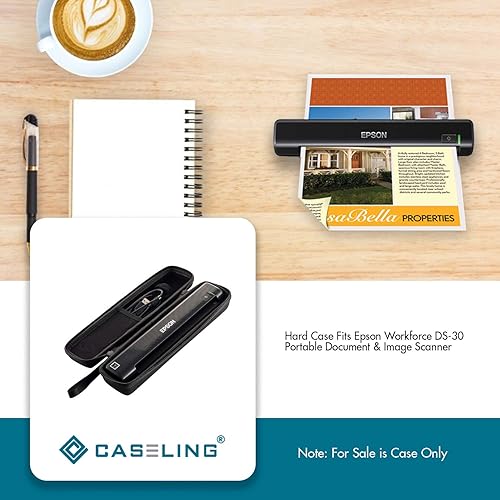 Miniatura 5 de Funda compatible con escáner portátil de documentos e imágenes Epson Workforce ES-50  ES-60W  DS-30  DS-70 no se adapta a otros modelos