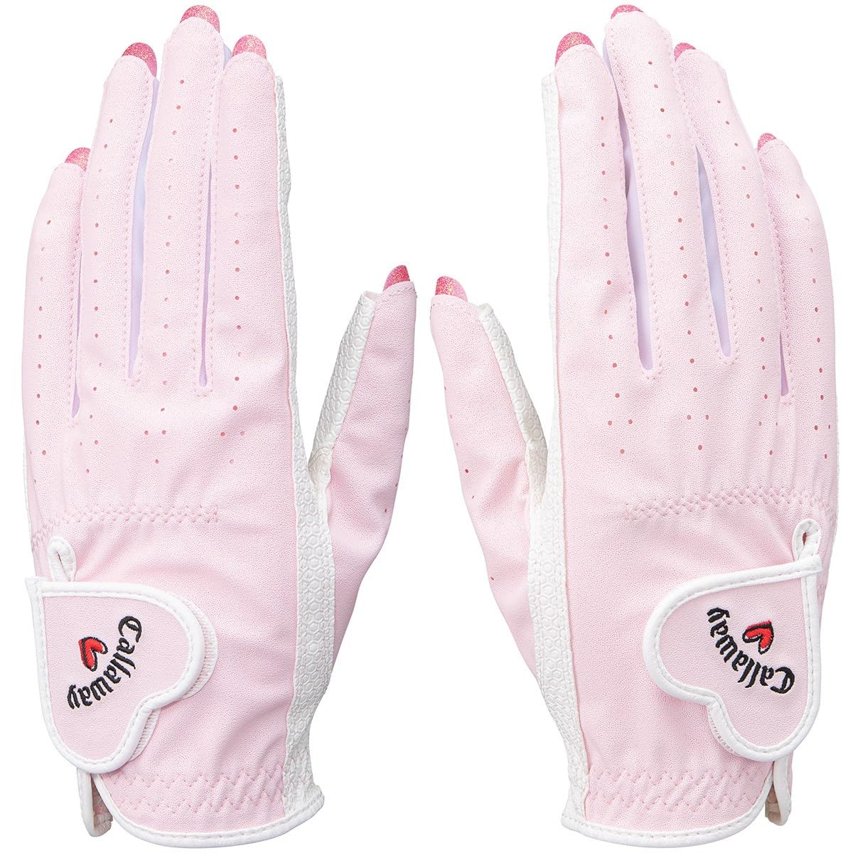 Callaway Navy Dual WMS PNK Gloves, L, 23, Size L, 7.9-8.3 inches