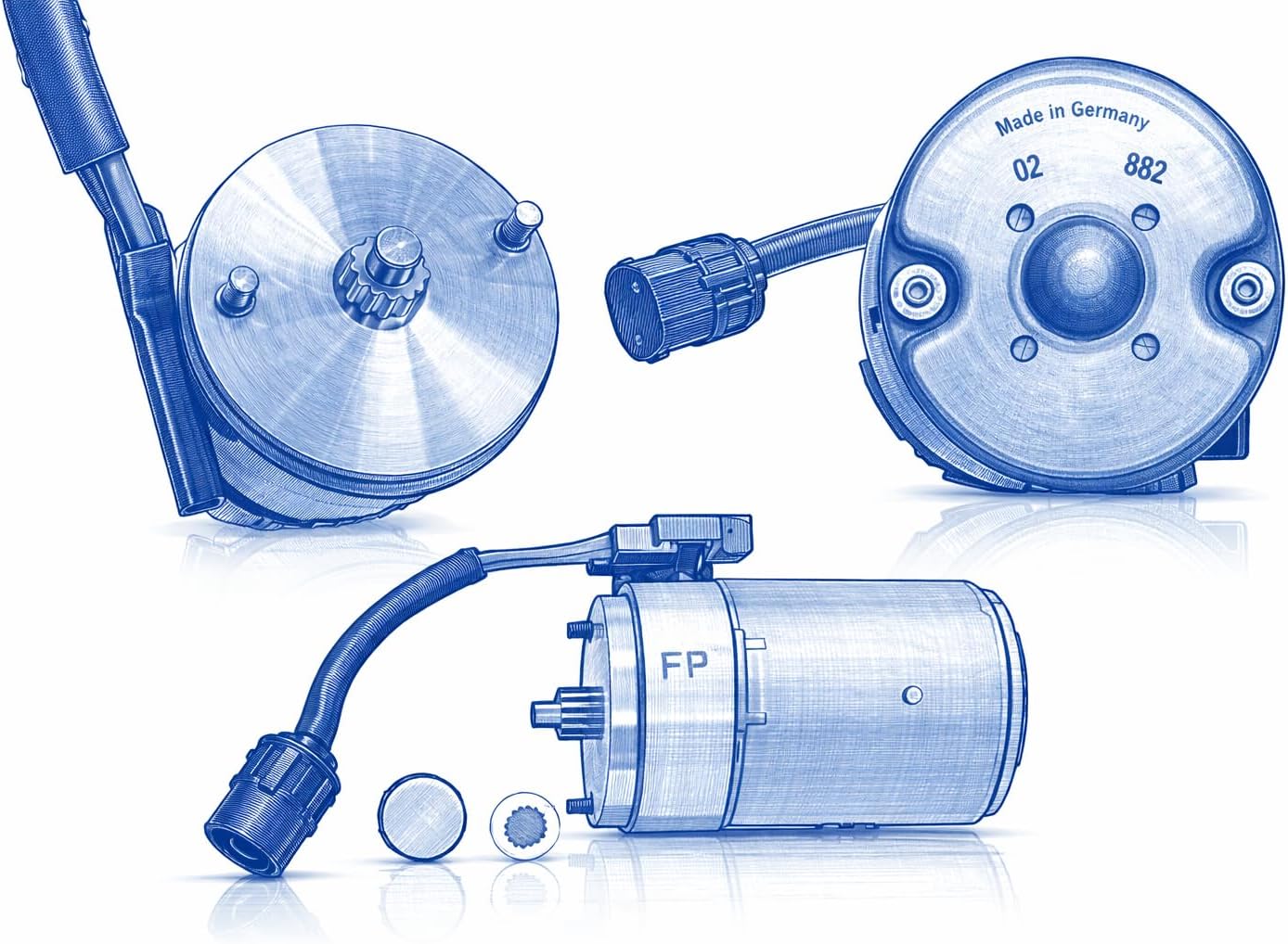 OEM ABS DSC Pump Control Module for BMW E39 520i 523i 528i 540i 525d 530d M5 1997–2003 Brake Anti-Lock ABS Stability Control Hydraulic Unit