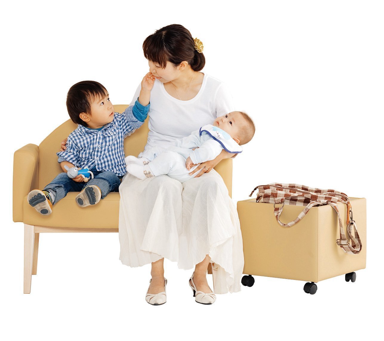 Amazon.co.jp: omoio フェアリーチェア90 BR-FC90 授乳専用ベンチ 