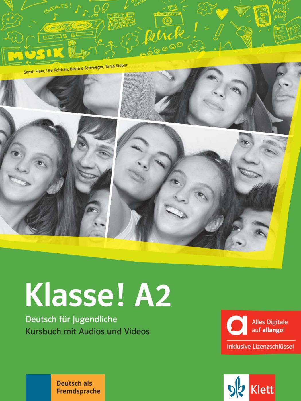 Klasse! a2, edición híbrida allango: Deutsch für Jugendliche. Kursbuch mit Audios und Videos inklusive Lizenzschlüssel allango (24 Monate)