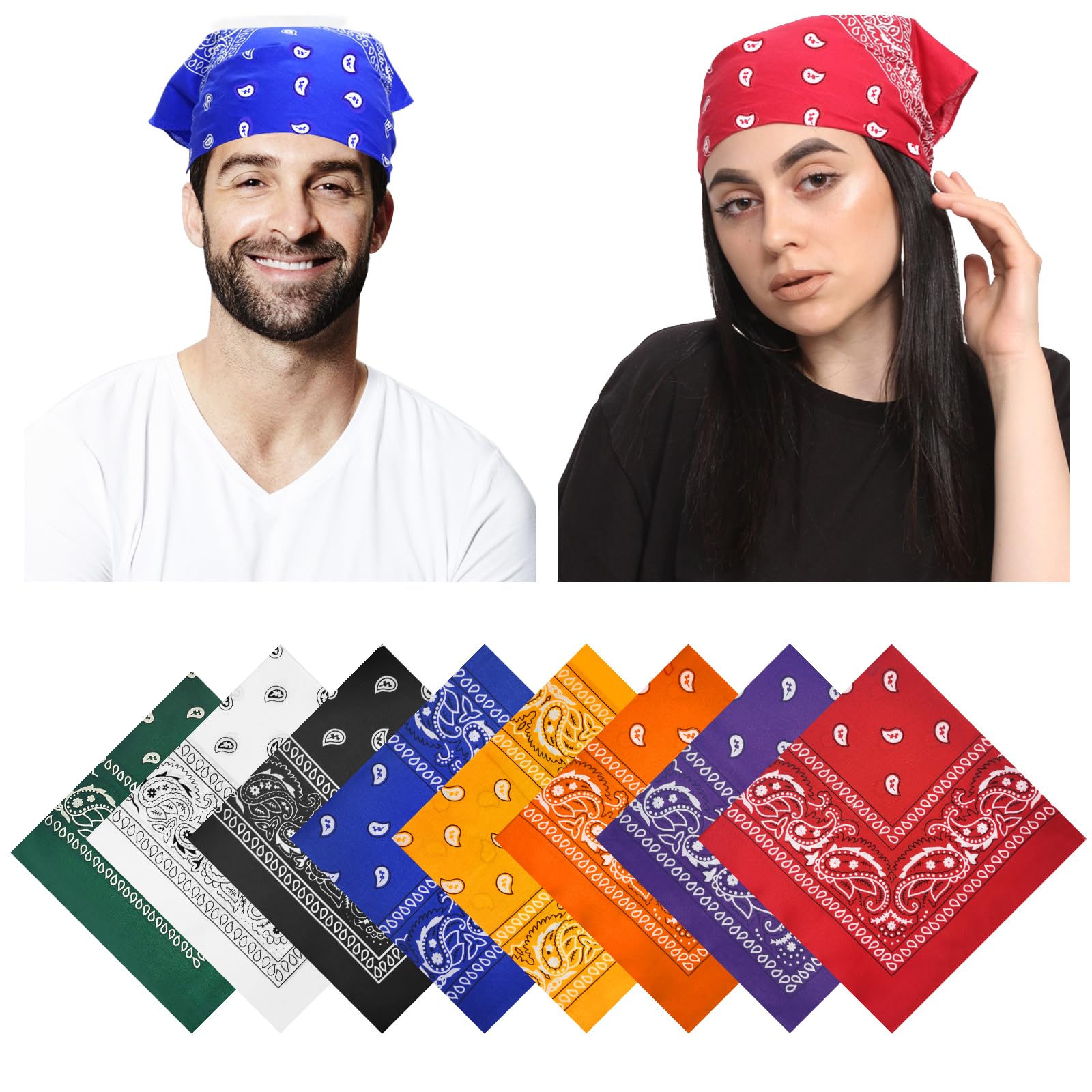 Fokroin 3Pack Foulard Cheveux Femme, Foulard en satin imprimé coloré, Grand 90 x 90cm, Foulard Fokroin 3Pack Foulard Cheveux Femme, Foulard en satin imprimé coloré, Grand 90 x 90cm, Foulard