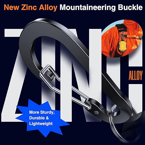 Miniatura 6 de Chicfun Armour Lock - Funda para AirPods Pro de 2 generación con bloqueo seguro y llavero, compatible con MagSafe protección resistente de 360