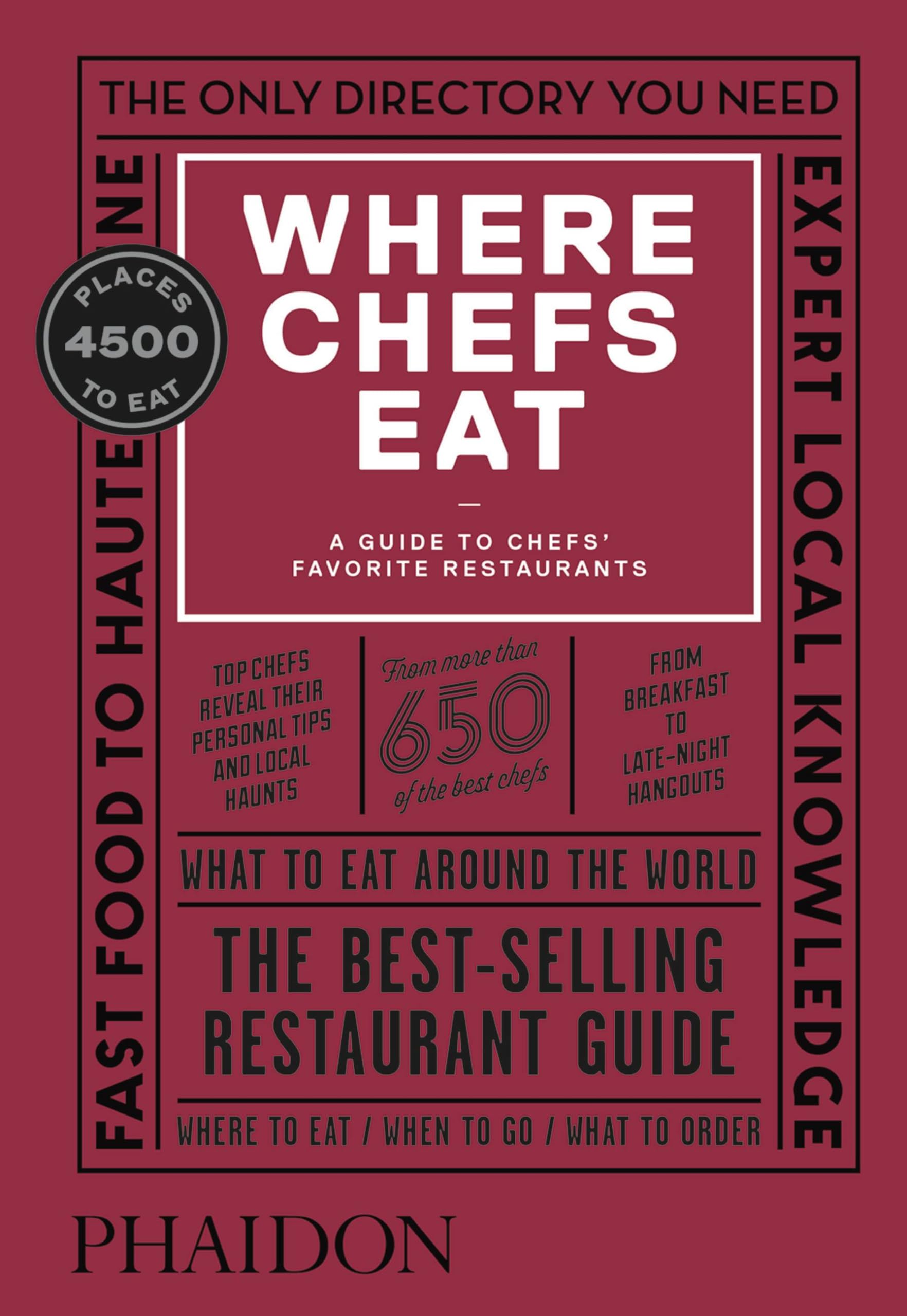 Where Chefs Eat: A Guide to Chefs' Favorite Restaurants Hardcover – April 4, 2018
