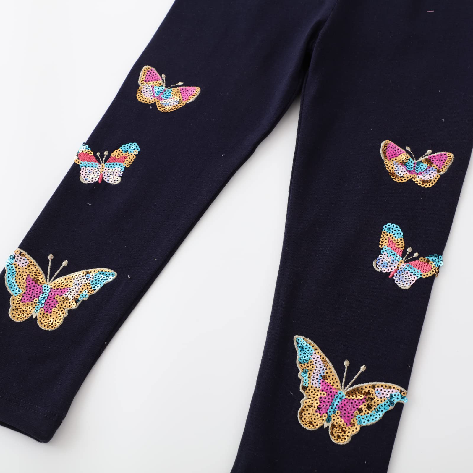 EmaoFun Leggings para Niñas,Pack Mallas Pantalones niña Algodon Talla 2-7 años(Conejo 7T)