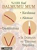 Petekoğlu Wax Candle Wish Candle Natural Honeycomb Thin Long Party Engagement Wedding Ritual Birthday Candle 15 Pieces Beeswax Candle (Red) [Energy Grade A+++]