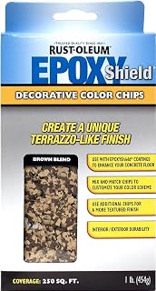 238472 EPOXYShield Decorative Color Chips, Brown Blend