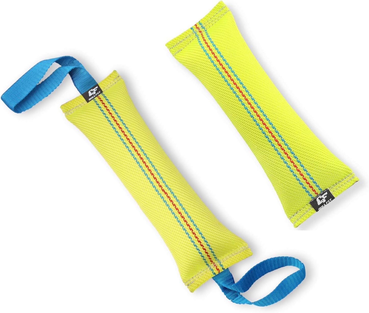 Bull Fit Dog Bite Tug Toy with 2 Strong Handles and 2-in-1 Floating Fetch Toy