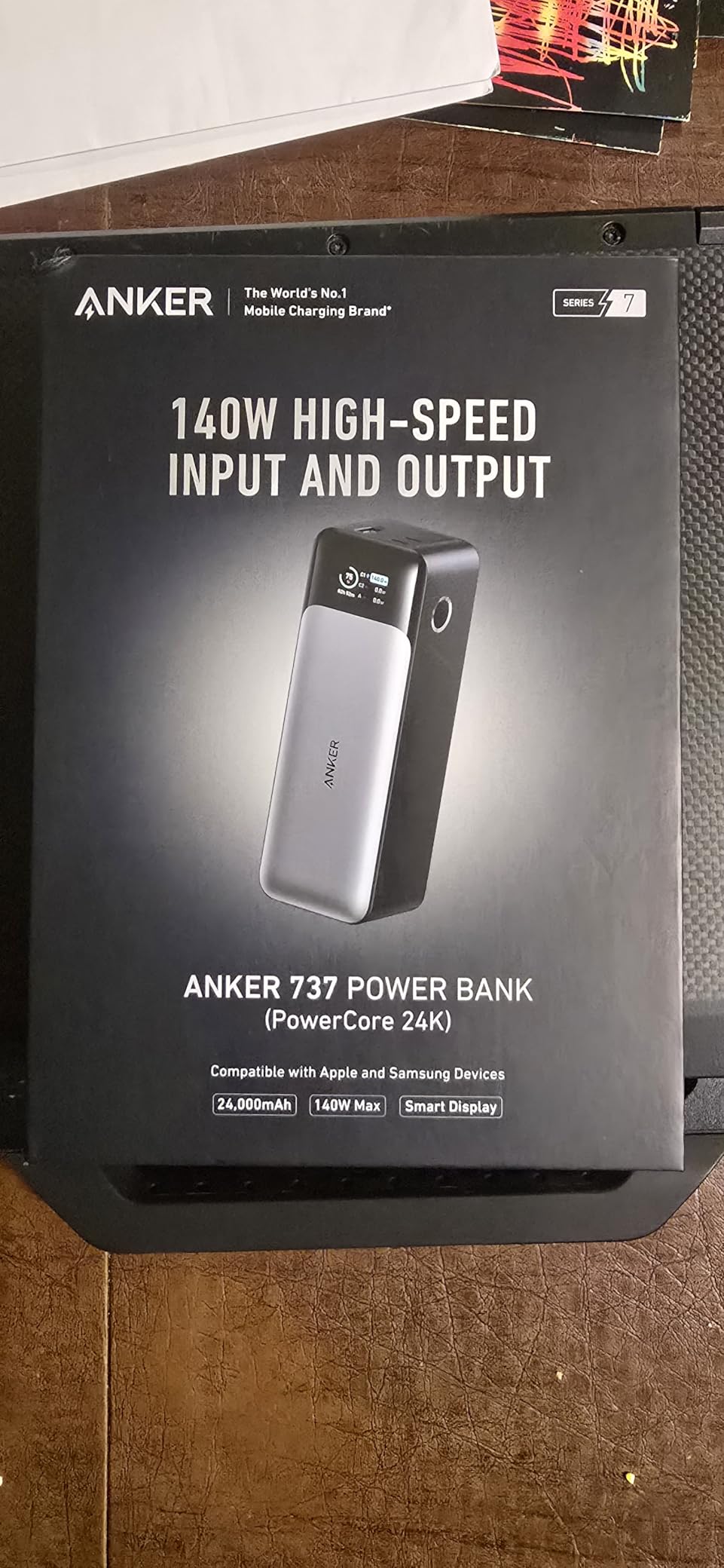 ANKER 737 Power Bank, 140W Max 3-Port Laptop India | Ubuy