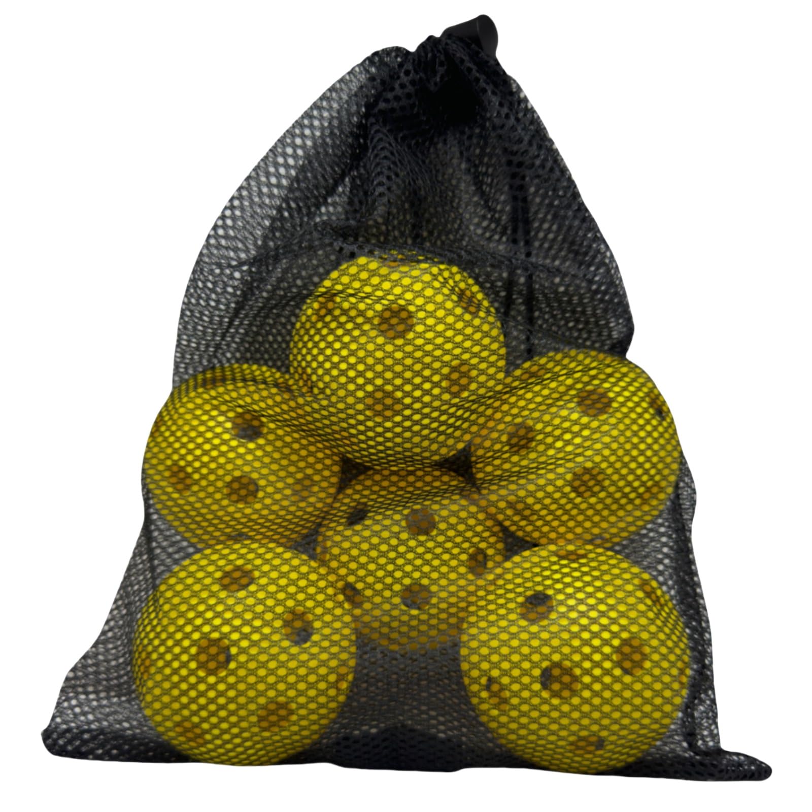 LCZYMEN Sport for Outdoor Play Sour Training Practice Usapa Approved Indoor Pickleball Balls Set of 6 Net Bag Gifts for Women Men