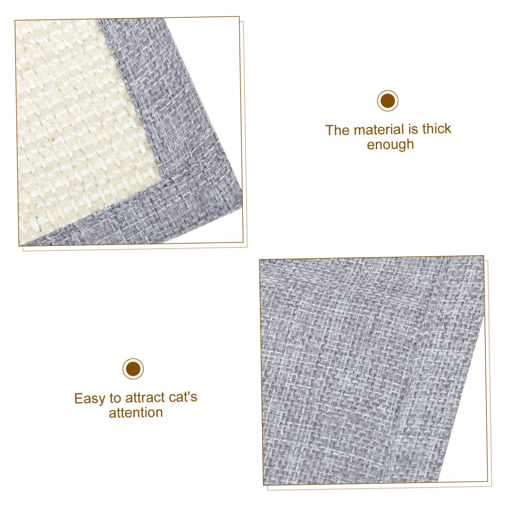 DOITOOL Protector contra Arañazos para Gatos Funda de Sofá de Sisal, Resistente y Entretenido, Adecuado para Oficina y Hogar, Protege Muebles y Reposabrazos