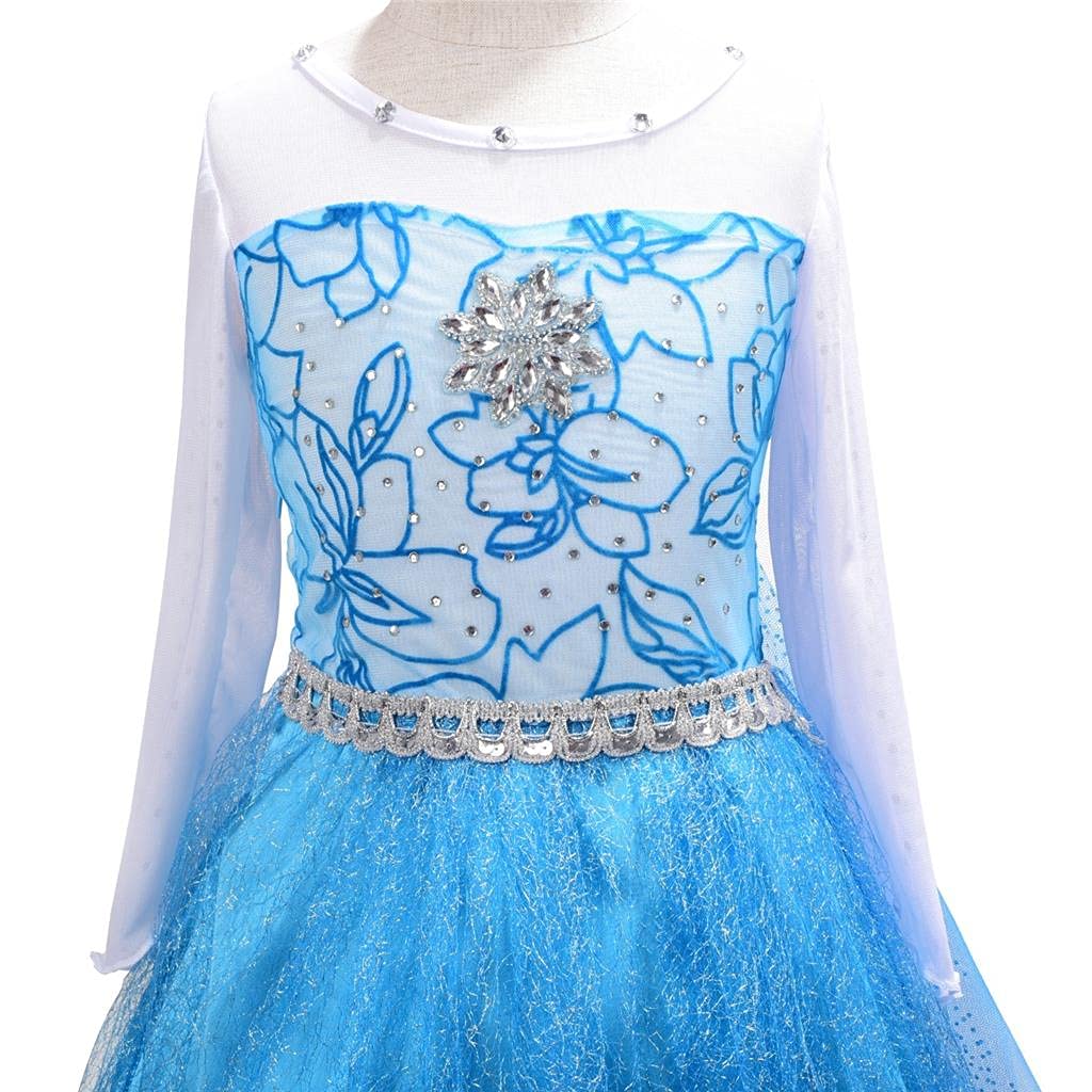Lito Angels Vestito da Principessa con Mantello Staccabile e Accessori, Costume per Bambina - 5