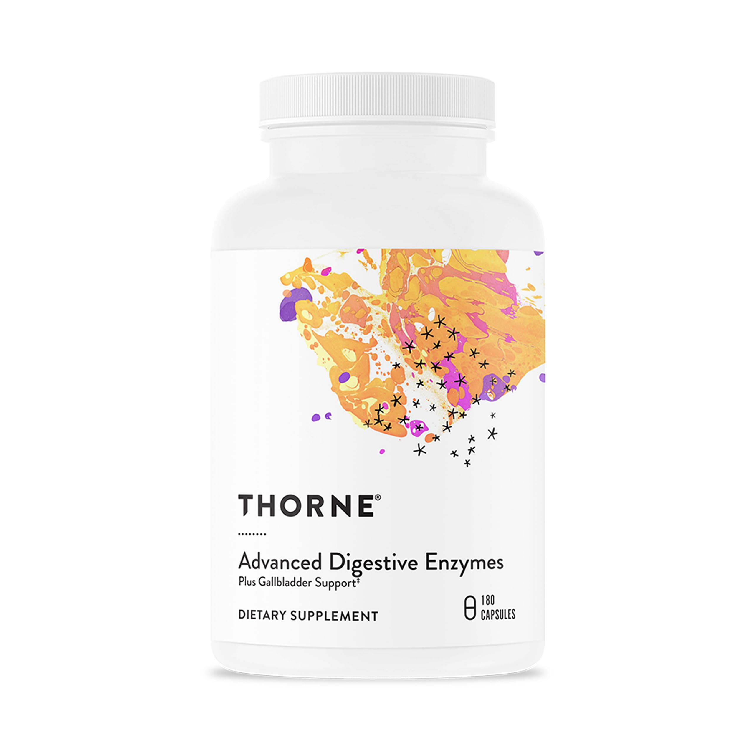 Thorne Research - Bio-Gest - Blend of Digestive Enzymes to Aid Digestion - 180 Capsules (180 Count (Pack of 1))